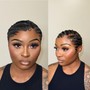 Full Makeup Application with Re Curl