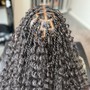 Island Twists waist length medium