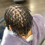 Men or Woman Bun Two Strand Twist