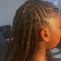 Kid's Braids knotless feedins & box braids