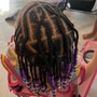 Kid's Braids knotless feedins & box braids