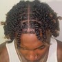 Men’s/boys Two Strand  Twist (Fade)