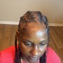 medium knotless braids