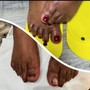 Basic Gel Pedicure