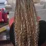 Goddess/boho Knotless Braids