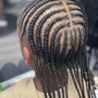 Kid's Braids w/ hair added ages 4-8