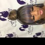 Replace frontal or closure on wig and install and refit