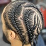 Braids(Design or Straight back)