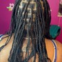 med bohemian Braids