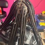 medium knotless braids