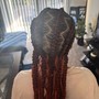 COLORED BRAIDING HAIR