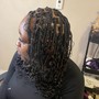 Retwist & style- shoulder length & shorter