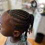 Kids Full Head Loc Retwist & Style (9 and under)