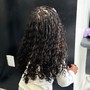 Curly weave ends