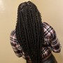 Loc retwist(back length)