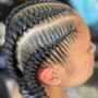 (1-6)Feed-in Braids w/o design