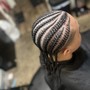 Small knotless Boho Bob