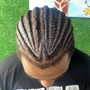 Men’s Braids (fade)