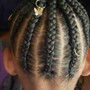 Kid's Braids w/ hair added