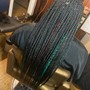 Large knotless braids