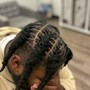 Cornrow  plus Knotless