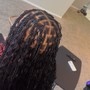 Small/medium knotless braids