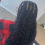 Small/medium knotless braids