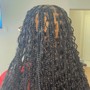 Small/medium knotless braids