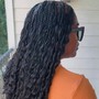 Small/medium knotless braids