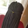 Human hair for goddess braids