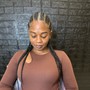 Cap + Feed In Braids (Quick Weave)