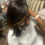 Sew in with leave out