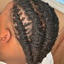 Natural hair up do