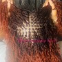 Ghana Braids  Medium mind back Length