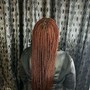 Box braids  waist length