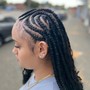 Lemonade Fulani Braids w/ Medium Knotless