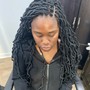 Micro-locs (short hair)