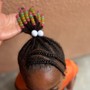 Kid's Braids + Color Beads