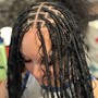 Small boho knotless (Hair Incl)