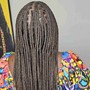 Large Box Braids butt length