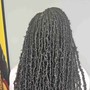 Large Box Braids waist length