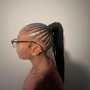 Kids braided ponytail