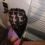 Kids braided ponytail