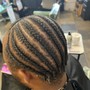 Large Ghana cornrows