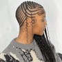 Fulani Braids( hair included)