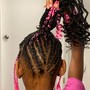 Kid's braided pony