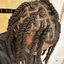 Longer than waist/butt length locs