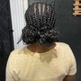 Natural Hair Individual Braids (Large)