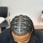 Men’s Two Strand Twist (Hair added)