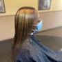 Hair Coloring W Silk Press